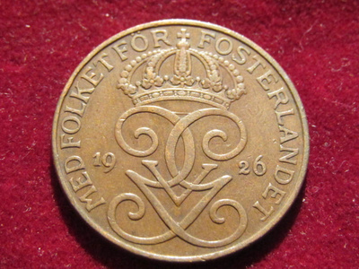 5 öre 1926. Ruotsi-Sweden