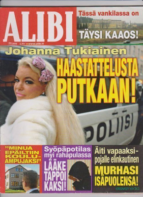 Alibi 11/2010 Johanna Tukiainen löi toimittajaa