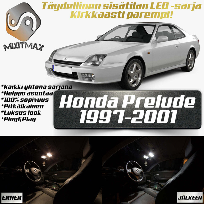 Honda Prelude (G5) Sisätilan LED-sarja 11-osainen