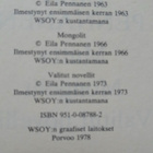 Eila Pennanen - Mutta • Mongolit • Valitut novellit (sid.) - pikkukuva 2