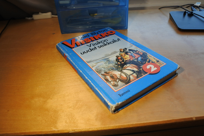 Enid Blyton: Viisikon uudet seikkailut, sidottu, hyvä