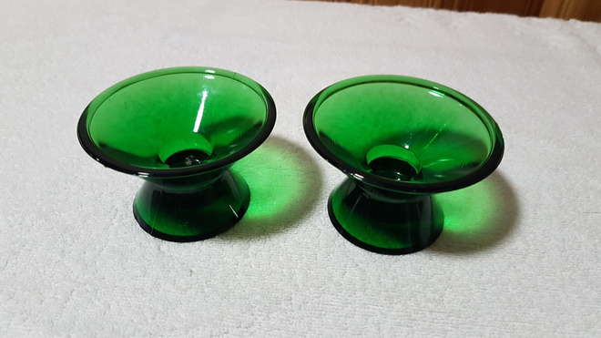 Kartio kynttilänjalka vihreä Iittala x 2 kpl. vihreä