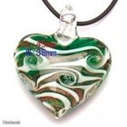 1008 .. Murano Upea Kaunis Lampwork Taidelasi .. Kaulakoru - pikkukuva 5