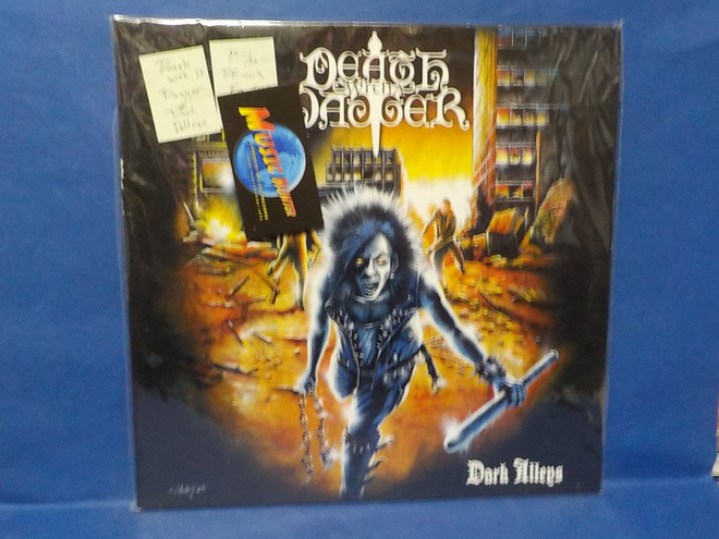 DEATH WITH A DAGGER - DARK ALLEYS M-/M- FIN 2009 LP