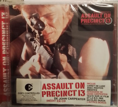 Soundtrack cd Assault on precinct 13