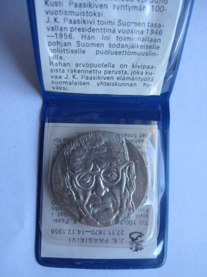 10 markkaa 1970 Paasikivi