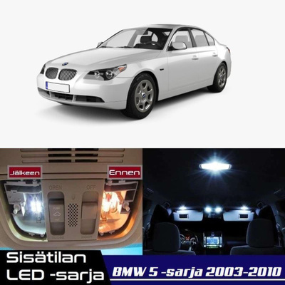BMW 5 (E60/E61) Sisätilan LED-sarja 21-osainen
