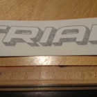 Tunturi Trial 80-87 katteen TRIAL tarra - pikkukuva 2