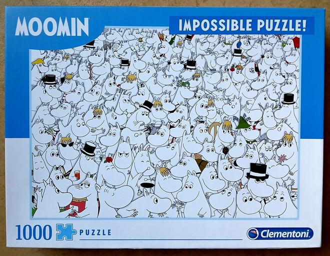 Palapeli 1000 palaa Impossible puzzle Muumi