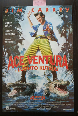 Elokuvajuliste Ace ventura - luonto kutsuu