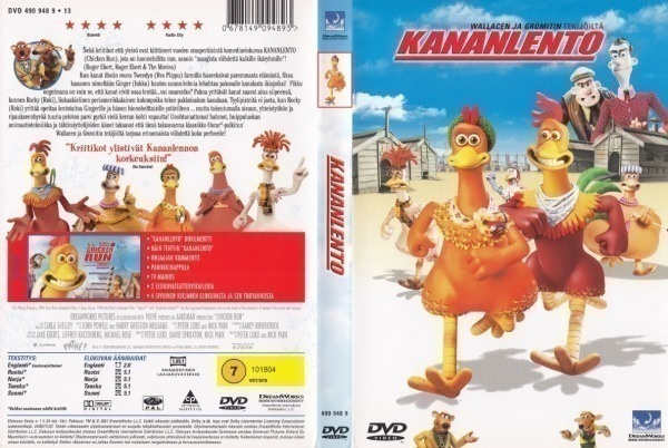 Kananlento (DVD) - Wallacen & Gromitin tekijöiltä