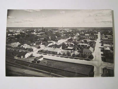 Signeerattu Postikortin Alkup.Mallikpl Pori 1930-l Rautatie
