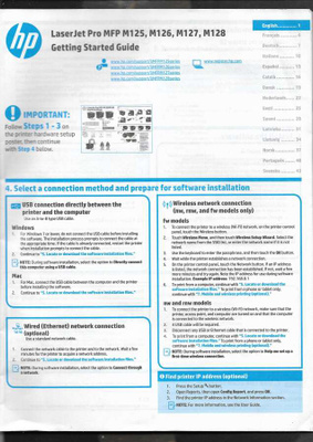 HP LaserJet Pro MFP M125-126-127-128 aloitusopas