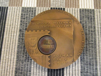 Polska 93.World Philatelic Exhibition mitali Poznan 1993.