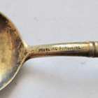 VANHA Lusikka Sterling Finland Hopeaa Emali Design 1955 UPEA - pikkukuva 3