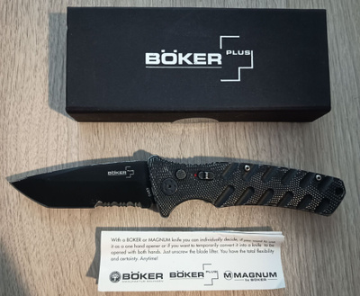 Böker Plus Strike Tanto All Black