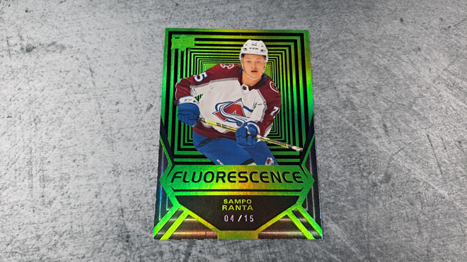 Sampo Ranta 2021-22 UD Fluorescence Green /15