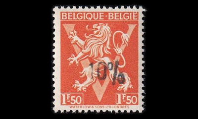 Belgia 745_II ** Vaakuna 1.50 Fr -10% (1946)