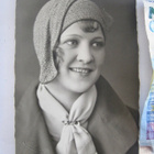 VANHA Valokuva Näyttelijä Kirsti Karhi + Nimmari? 1930 - pikkukuva 1