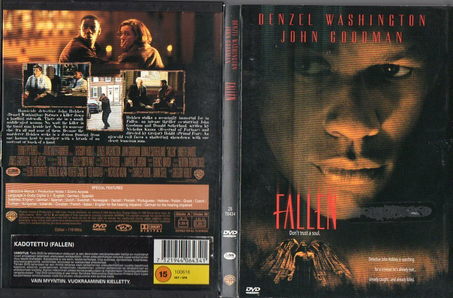 Kadotettu (Fallen)	(64 366)	k	-FI-	snapcase,	DVD		denzel was