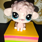 LPS Littlest Pet Shop #2-98 Lamb "Petula Woolright" - pikkukuva 1