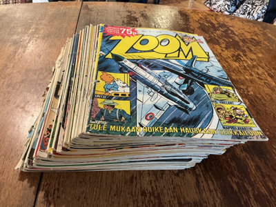 Zoom 1973-1974 sarjakuvalehdet vain muutama puuttuu