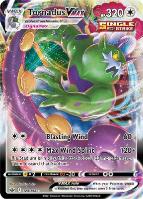 Tornadus VMAX 125/198 - Chilling Reign - NM/M
