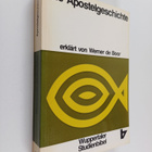 Werner de Boor : Die Apostelgeschichte - pikkukuva 1