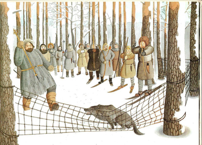 Linnakylän Katri ja Mikko <> Hämeenlinnan linnakylä 1400-l.