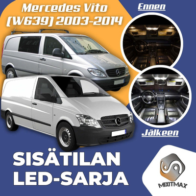 Mercedes-Benz Vito (W639) Sisätilan LED-sarja 17