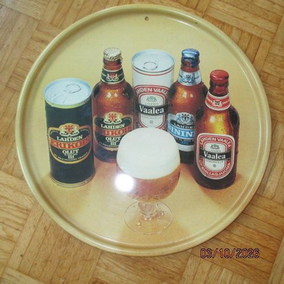 Lahden Olut. Iso Oluttarjotin. Halkaisija 45 cm Katso kuvat