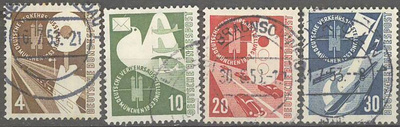 BRD Mi 167-70 kauniit