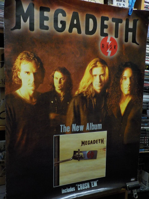 MEGADETH - RISK PROMOJULISTE