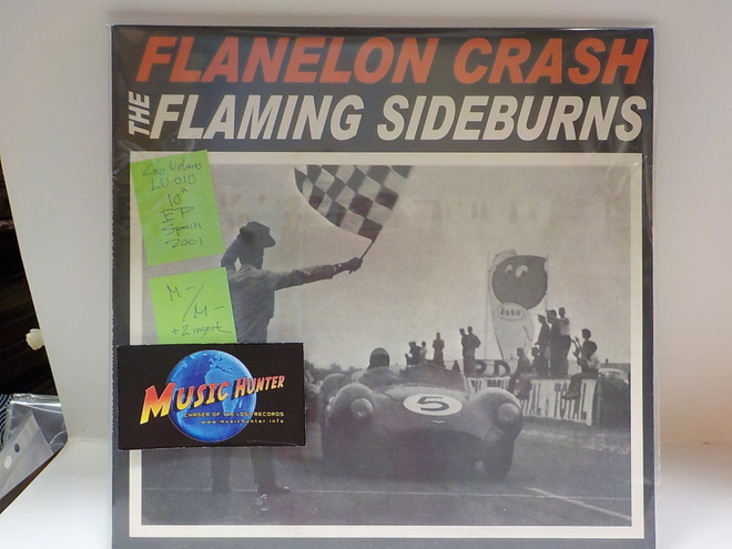 FLAMING SIDEBURNS - FLANELON CRASH M-/M-  10" EP