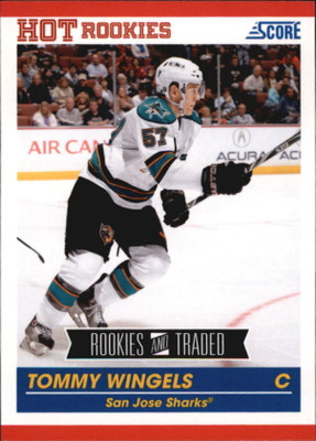2010-11 Score #656 Tommy Wingels RC
