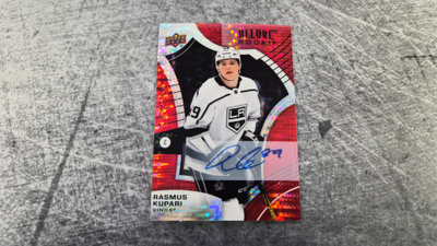 Rasmus Kupari 2021-22 Allure Red Rainbow Auto