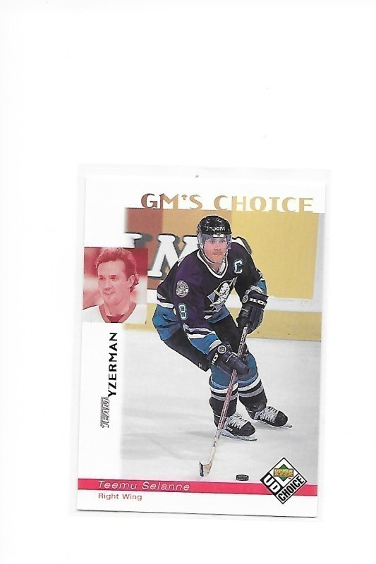 1998-99 UD Choice GM`s Choice #242 Teemu Selänne