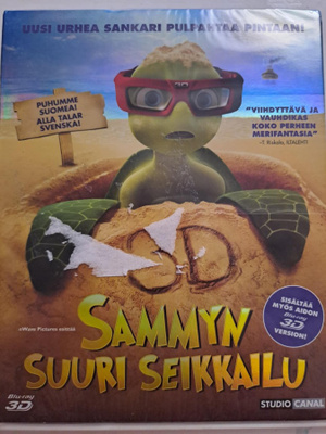 Sammyn Suuri Seikkailu Blu-ray SUOMI 3D