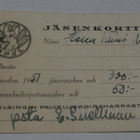 Helsinki, Helsingin Palveluskoiraharrast. Jäsenkortti 1951 - pikkukuva 1