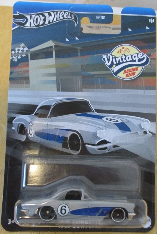 Chevrolet Corvette Hardtop Silver-Blue 1962 Hot Wheels 1:64