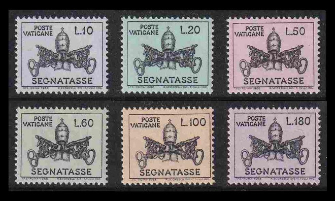 Vatikaani PORTO_19-24 ** Vaakunapiirros (1968)