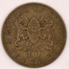 Kenia 5 ja 10 Centin kolikot 1967/1971 - pikkukuva 5