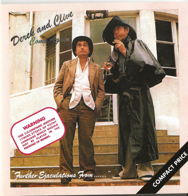 DEREK & CLIVE Come Again CD 1977/1989 DUDLEY MOORE Peter Coo