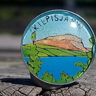 Matkailumerkki Kilpisjärvi. Halkaisija - 19 mm. - pikkukuva 1