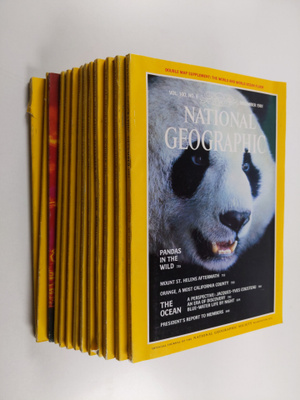 National Geographic vuosikerta 1981 (1-12 + Special edition)