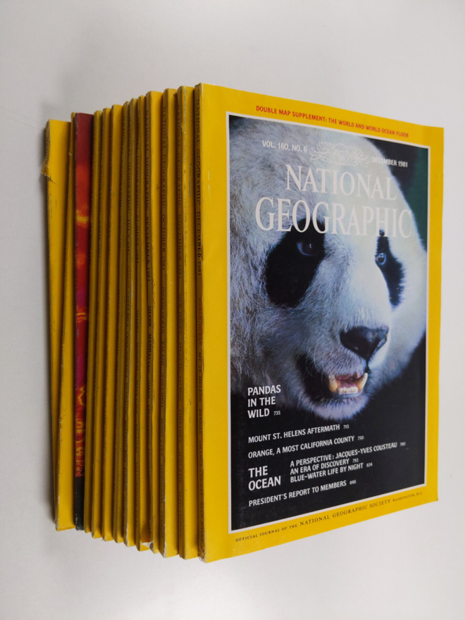 National Geographic vuosikerta 1981 (1-12 + Special edition)
