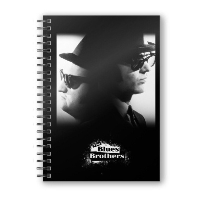 BLUES BROTHERS JAKE AND ELWOOD SPIRAL NOTEBOOK	(66 451)	ruut