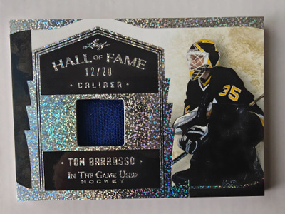 Tom Barrasso 2023 Leaf Hall of Fame Caliber /20