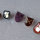 Pinssikiinnitteiset merkit 5 kpl - pikkukuva 1