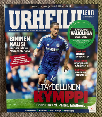URHEILULEHTI #32 / 6.8.2015 / VALIOLIIGA KAUSIOPAS